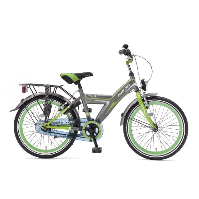 Popal Jongensfiets Funjet Grijs Groen 20 inch